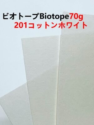 ビオトープBIOTOPE動物折り紙70g201コットンホワイト単色ハンドメイド特殊紙両面同色