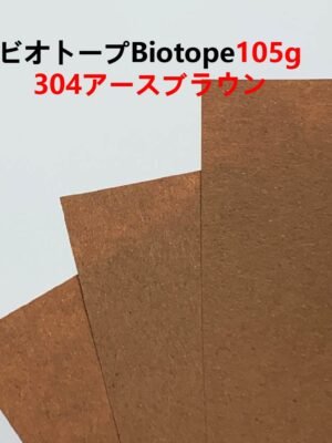 ビオトープBIOTOPE動物折り紙105g304アースブラウン単色ハンドメイド特殊紙両面同色